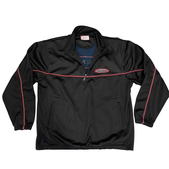 Mac Tools 1/4 Zip Black Pullover Sweater - Mens 2XL - Picture 1 of 12